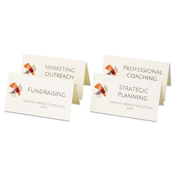 Avery® Small Tent Card, Ivory, 2 X 3.5, 4 Cards-sheet, 40 Sheets-pack freeshipping - TVN Wholesale